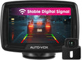 AUTO-VOX Kabellose Rückfahrkamera CS2 mit 4,3 Zoll LCD, IP68-wasserdicht, Nachtsicht, interner Antenne und einfacher Montage